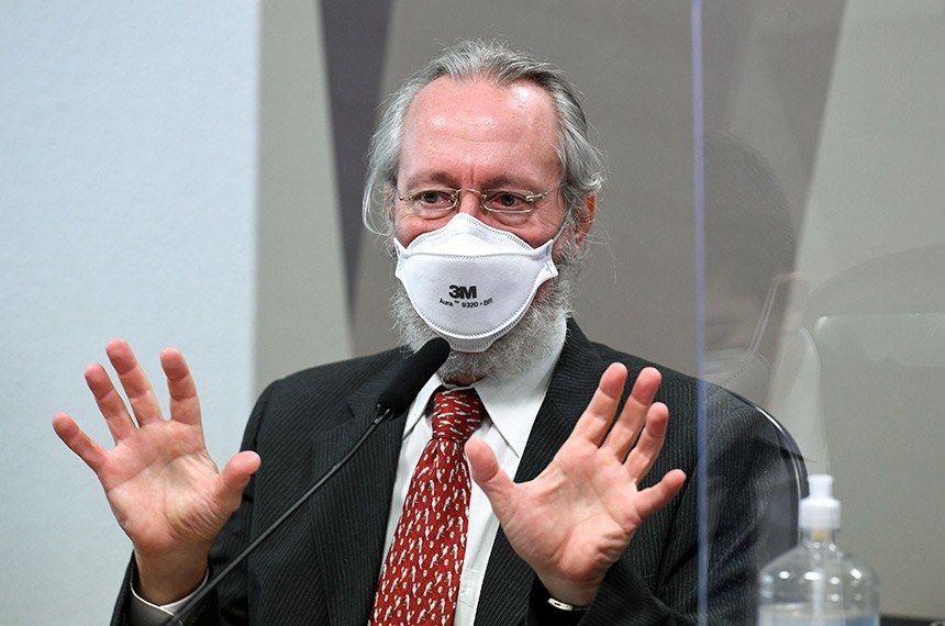 Ao buscar 'imunidade de rebanho', governo trata população como animais, diz Maierovitch na CPI / Foto: Jefferson Rudy/Agência Senado Ao buscar 'imunidade de rebanho', governo trata população como animais, diz Maierovitch na CPI  Ao buscar 'imunidade de rebanho', governo trata população como animais, diz Maierovitch na CPI